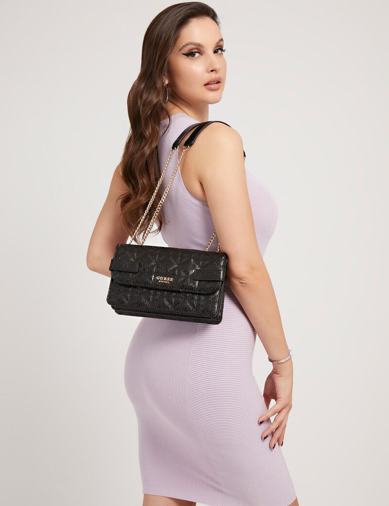 Malia Mini Satchel Guess Black Satchel Bag Shop GUESS Malia