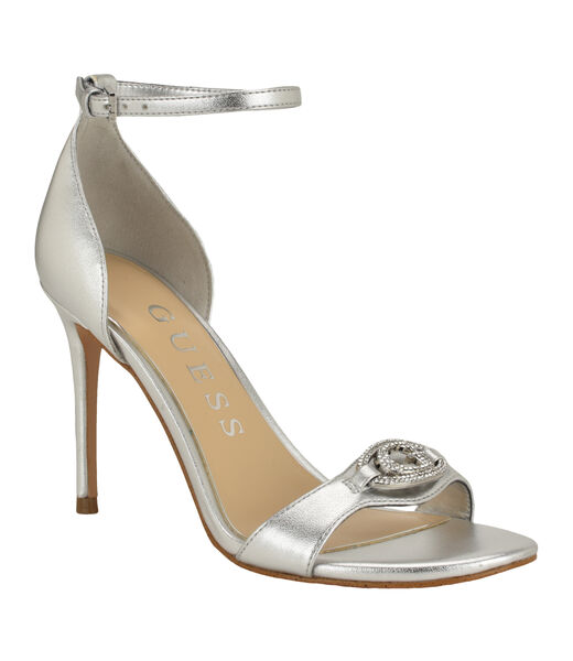 Kabrina Open Toe Ankle Strap Stiletto Heel Sandals