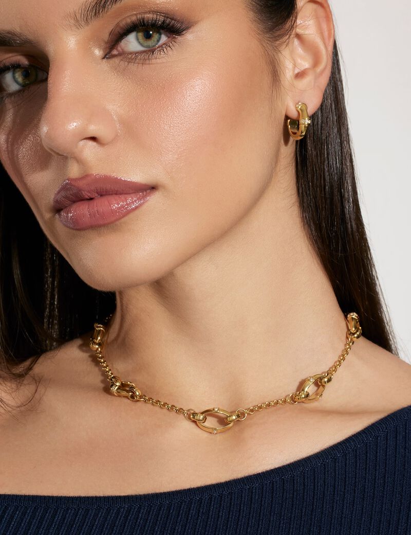 16-18" bamboo links necklace