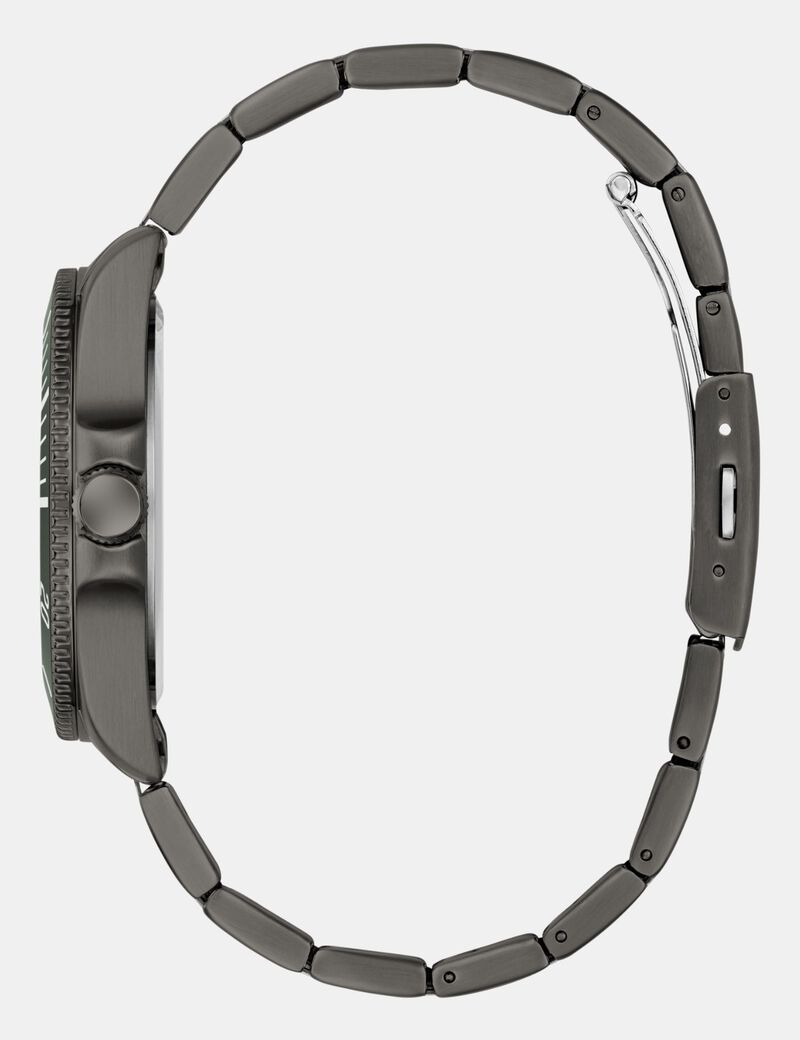 Mens Gunmetal Analog Watch