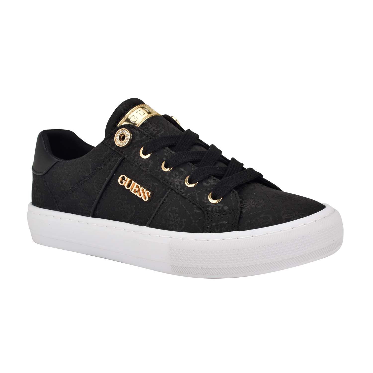 Guess canvas sneakers clearance