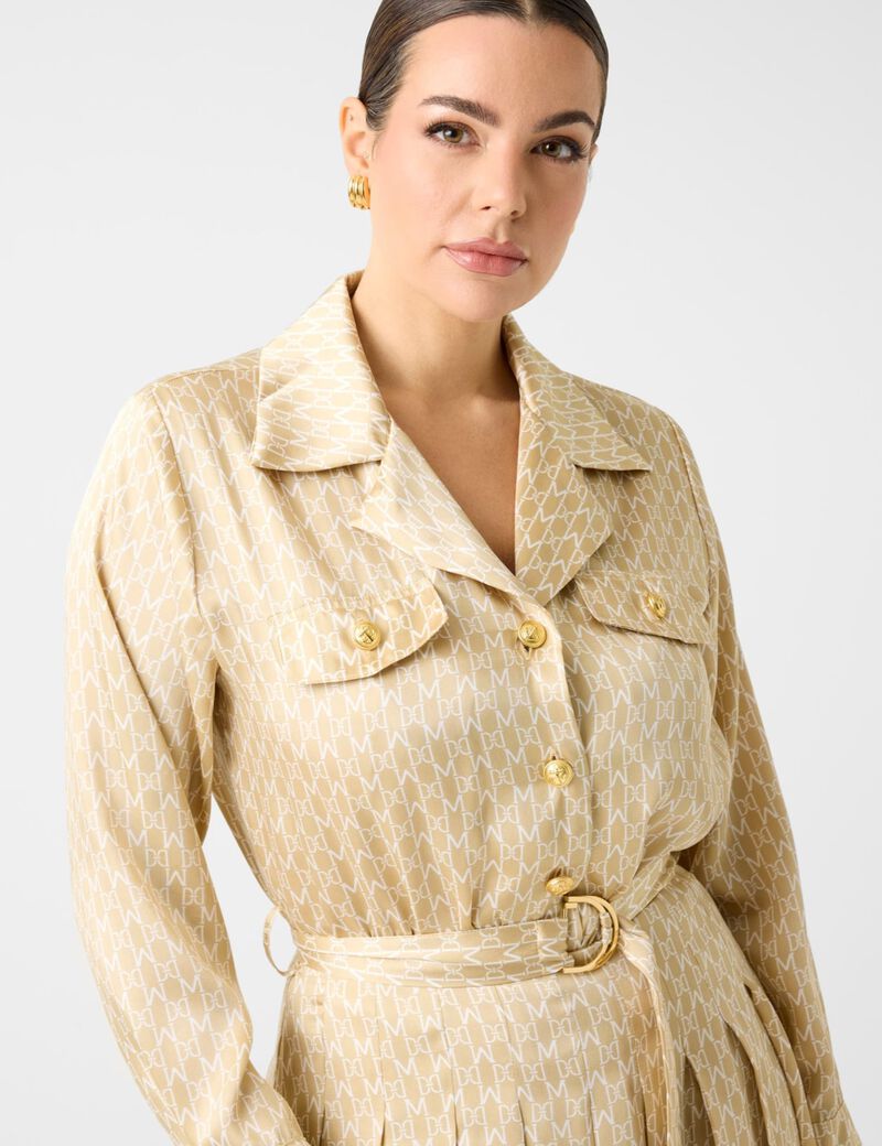 Marciano pleated mini dress