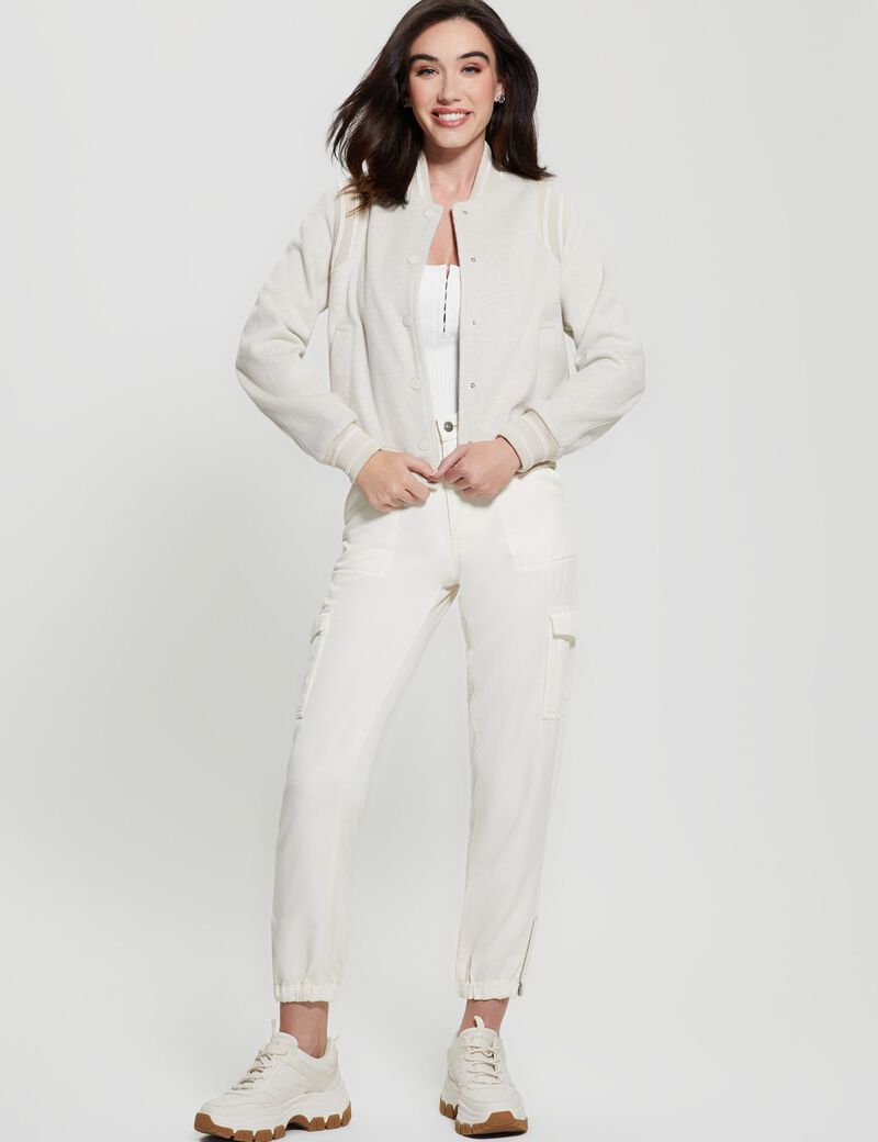 Back Logo Bomber Jacket