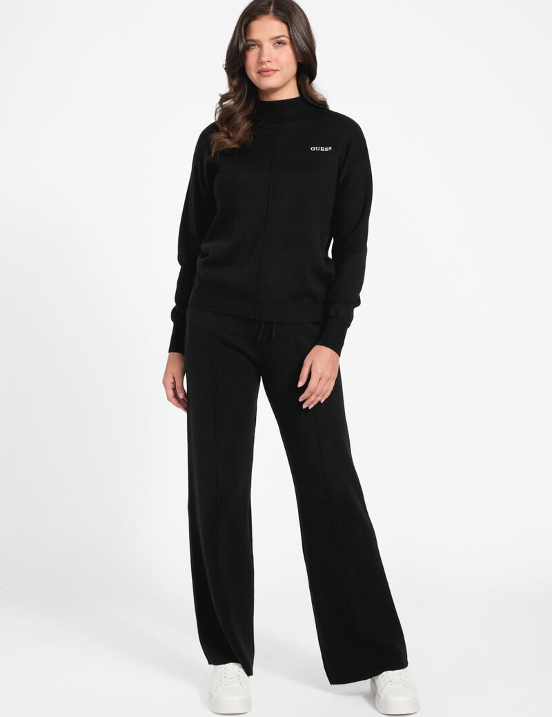 High neck sweatshirt