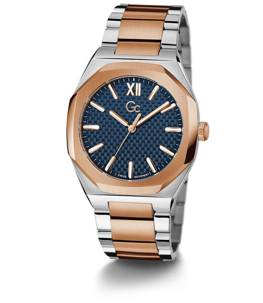 GW COUSSIN SLEEK 2T CS BLU DL 42MM QTZ 2T SS BRCT FW23