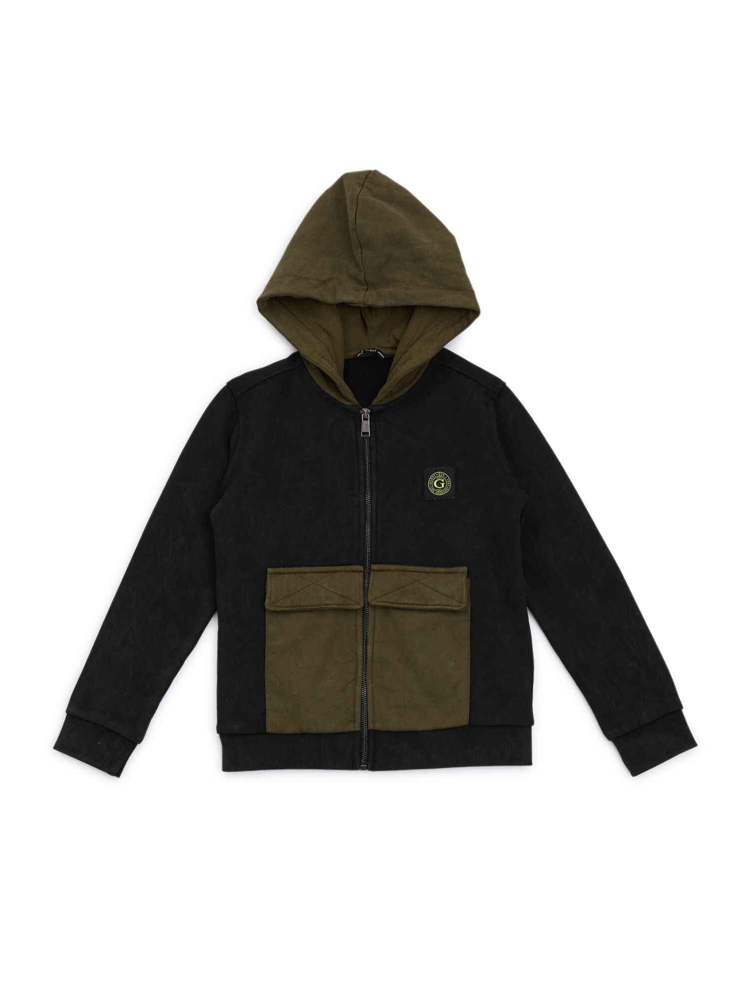 Guess colorblock pullover hoodie store