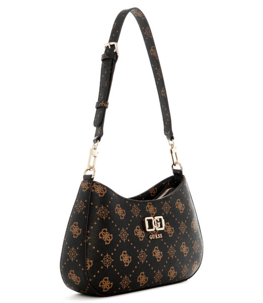 EMELIE LOGO TOP ZIP SHLDR BAG