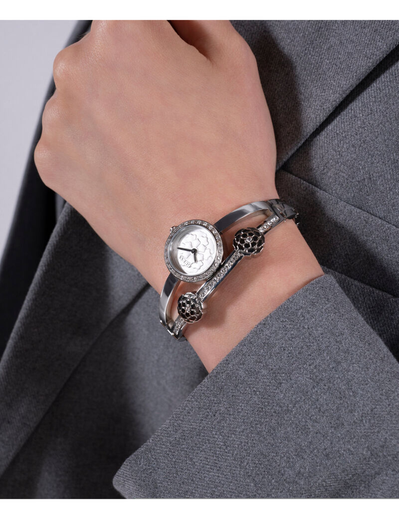 Ladies Silver Tone Analog Watch