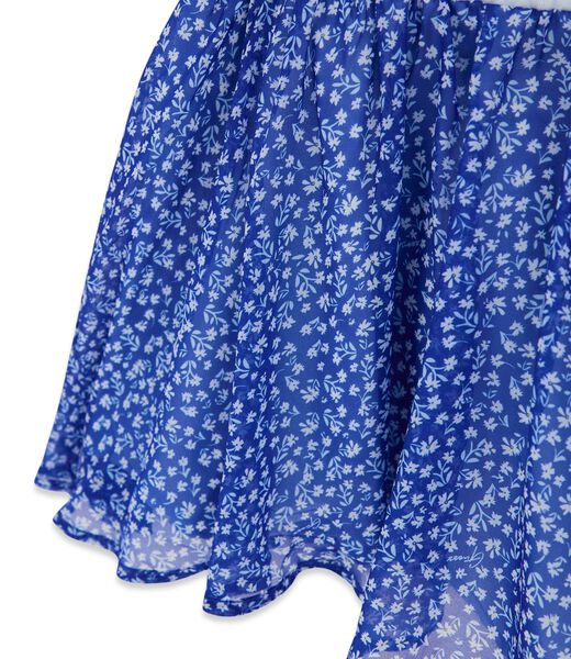 MIXED FABRIC SS DRESS