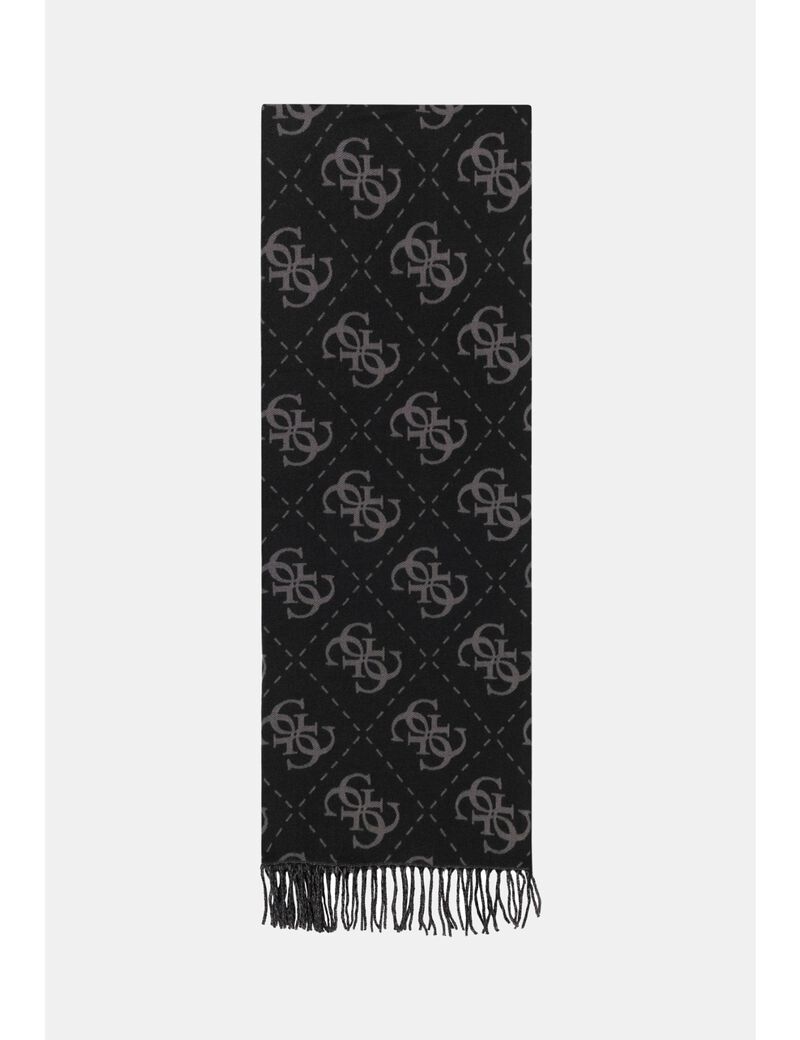 guess boston jacquard scarf