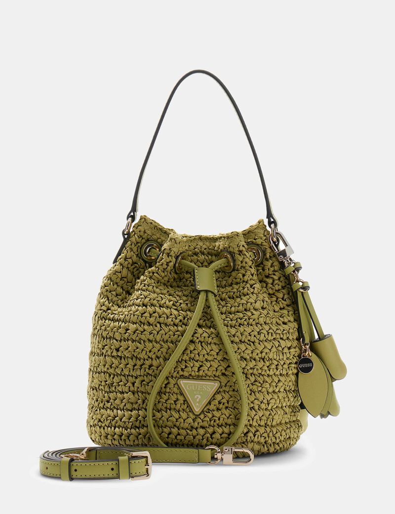 guess ofelia top handle bucket bag