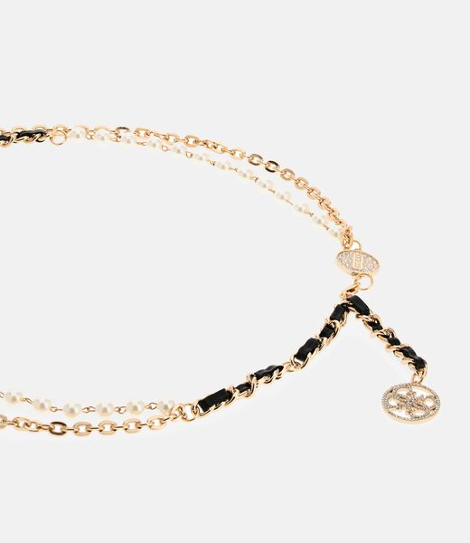 Chain and pearl belt
