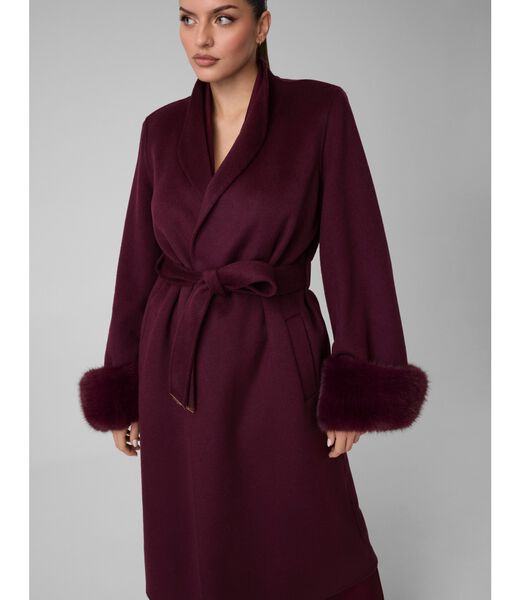 جيس marciano wool blend coat