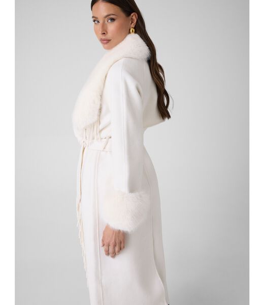 جيس marciano fringed coat