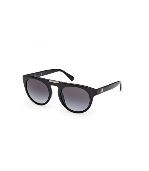 Round gradient smoke sunglasses
