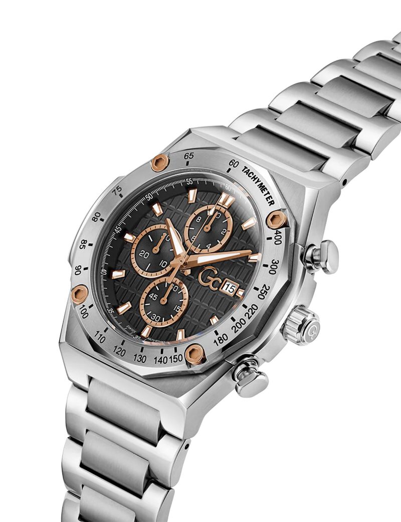 Gc IdolSport chrono metal watch