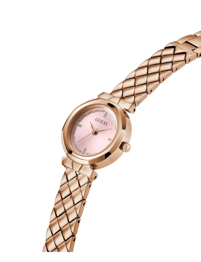Ladies Rose Gold Tone Analog Watch