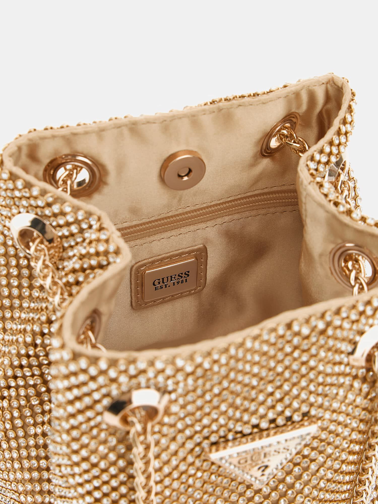 Rhinestone bucket bag store
