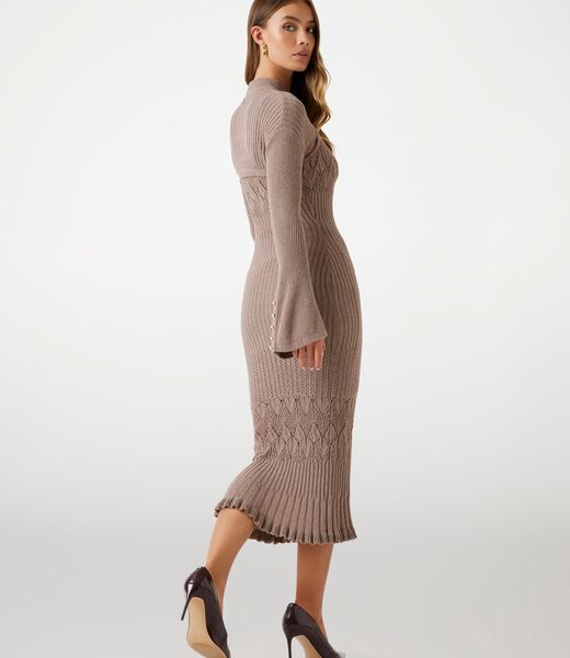 Twin-set long sweater dress
