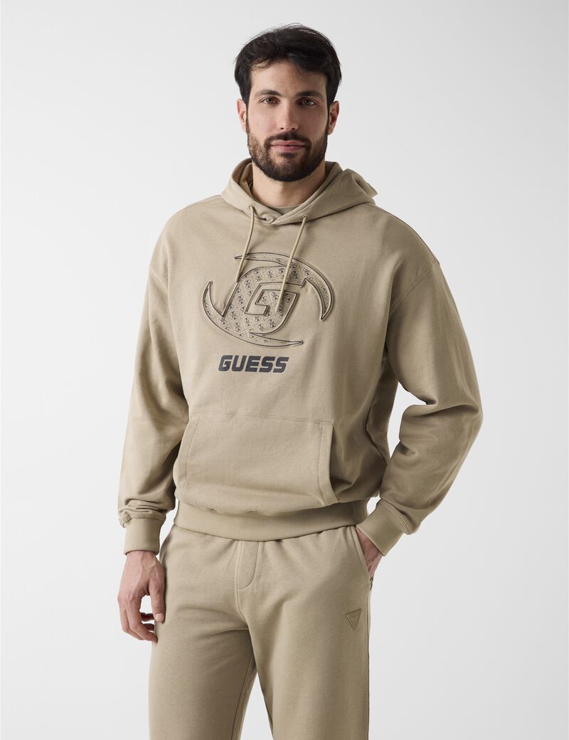 Front logo hoodie sweatshirt