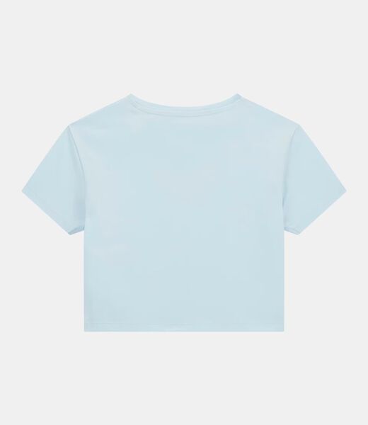 تي شيرت بشعار الماركة وأحجار الراين