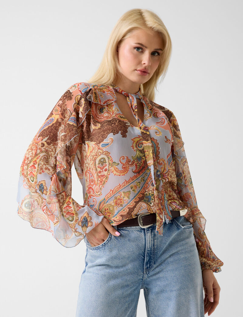 Paisley print blouse&nbsp;