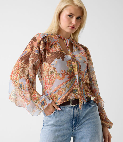 Paisley print blouse&nbsp;