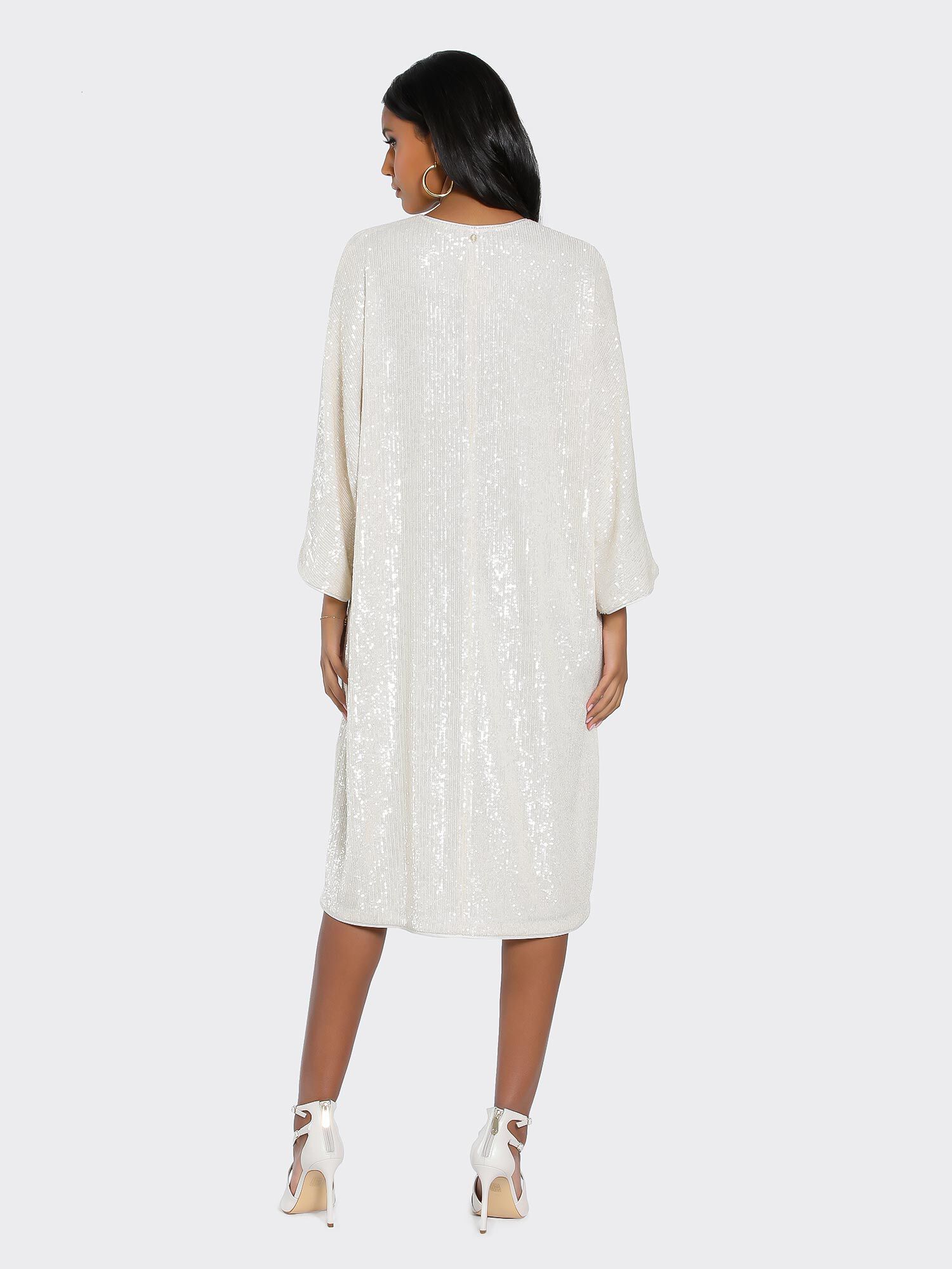 Guess averill mesh sequin dress best sale