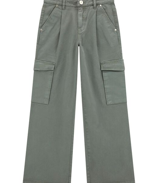 بنطلون طويل مصبوغ بالجبردين