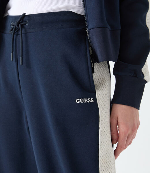 Crocheted-band joggers