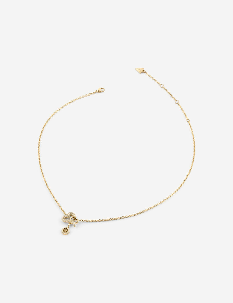 16-18" pave hearts necklace