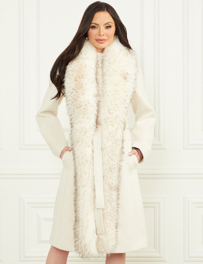 Marciano wool blend coat