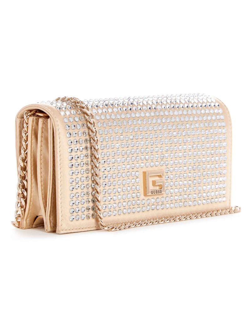 Shop GUESS Online Gilded Glamour Xbody Clutch