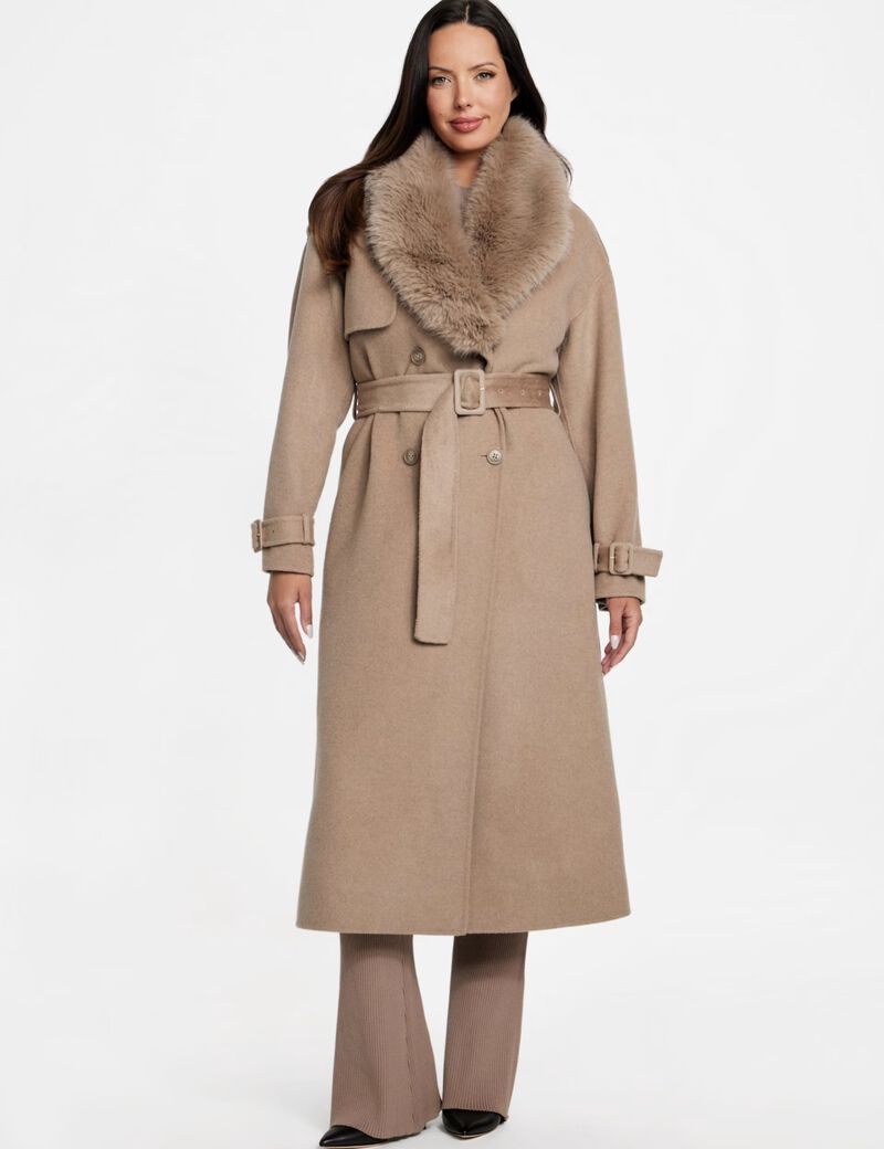 Marciano wool-blend coat