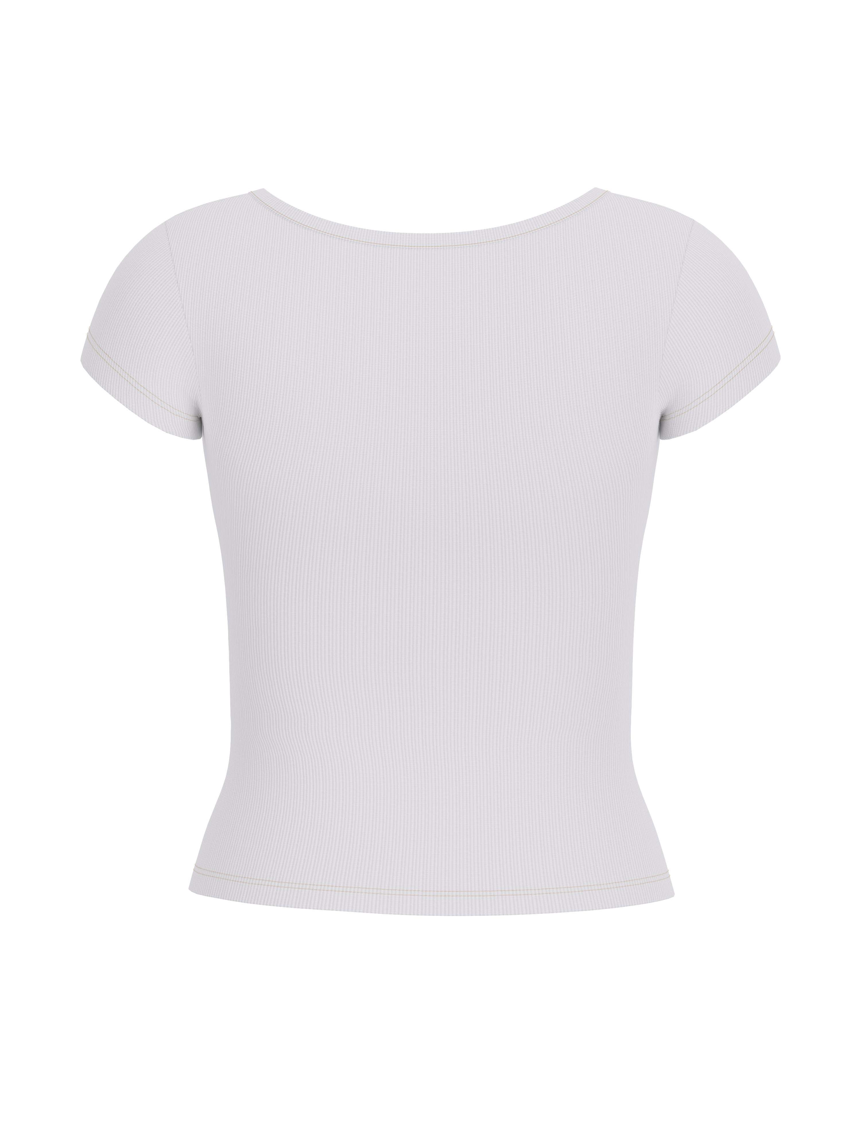 Rib knit top