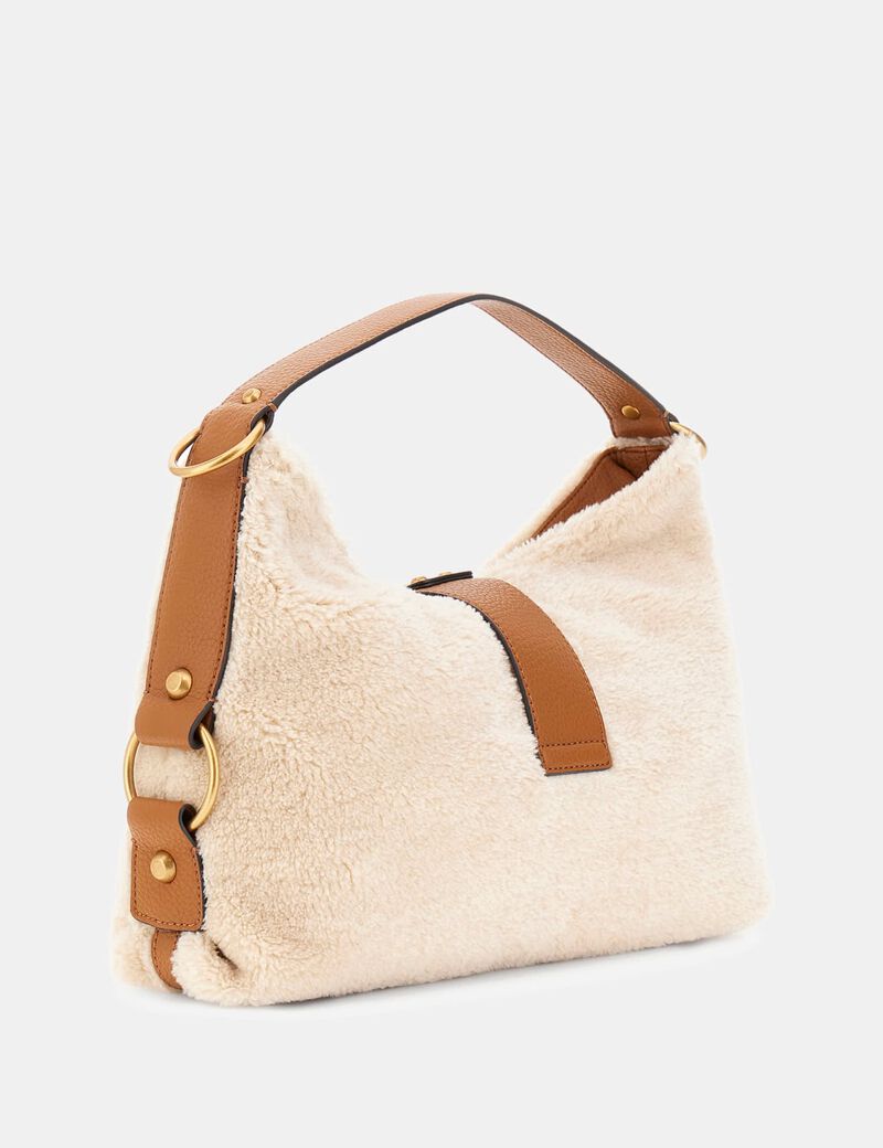 Camden faux fur shoulder bag