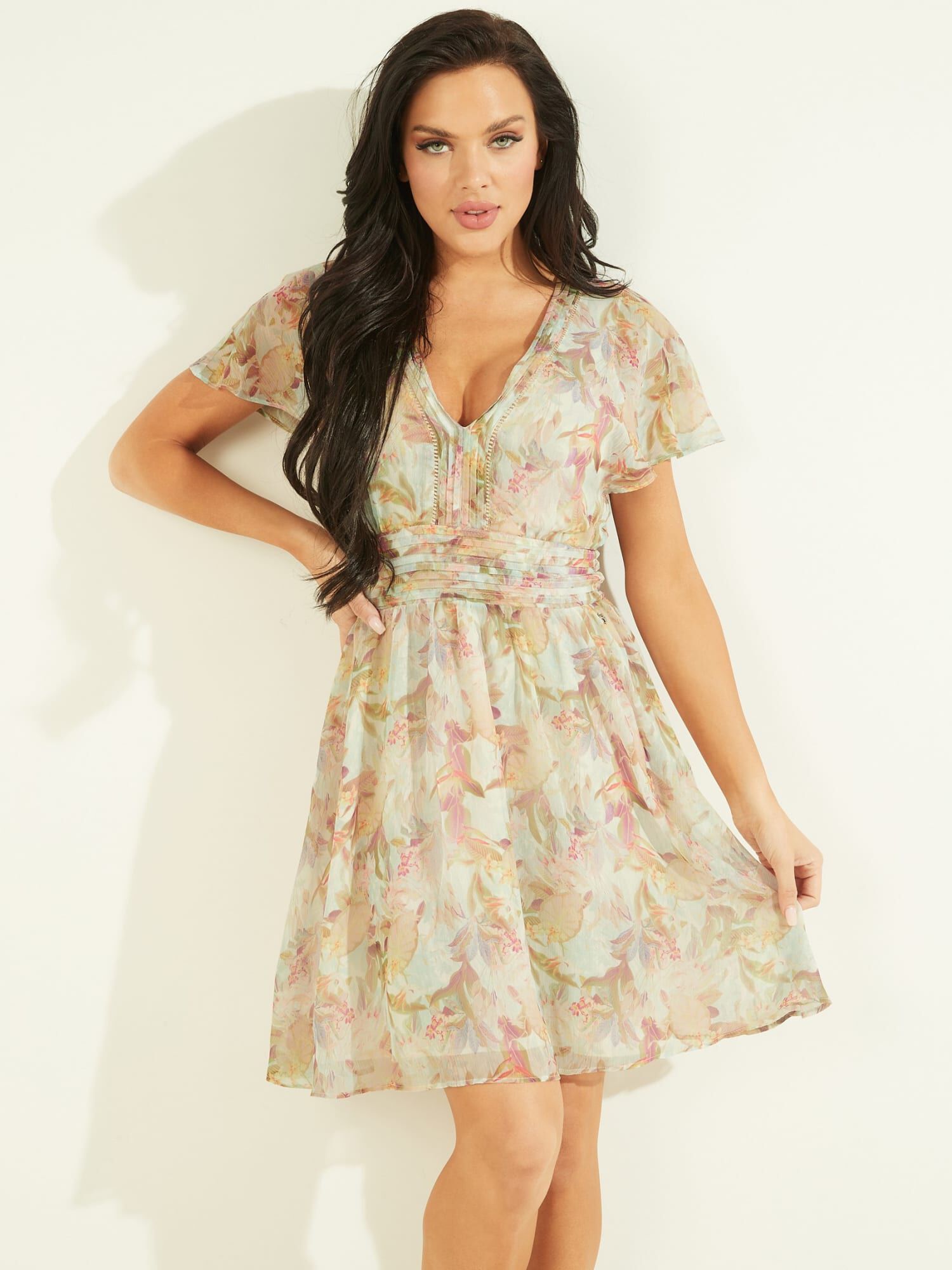 Shop GUESS Online Floral Print Dress