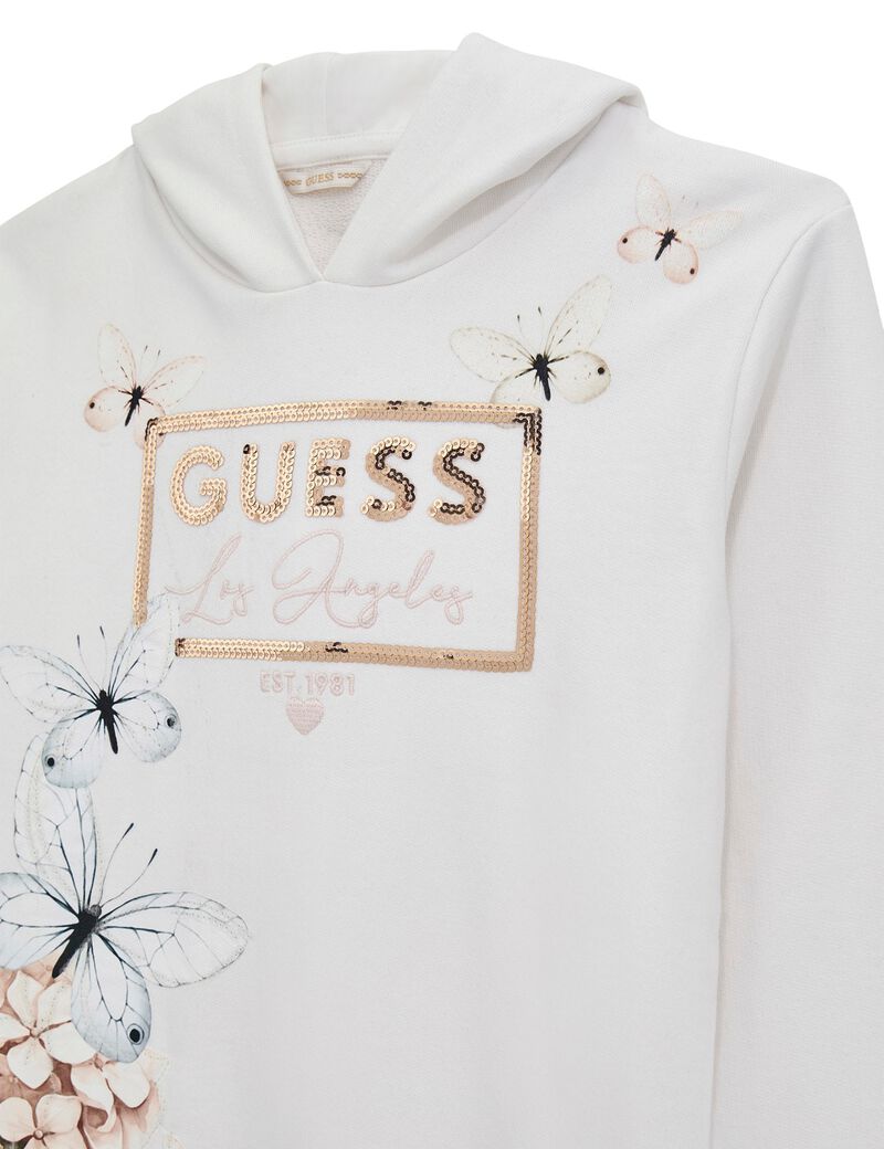 فستان تيري فرنسي بغطاء للرأس