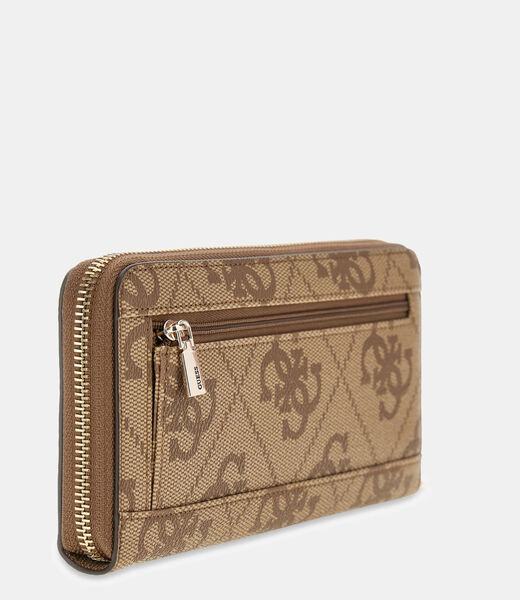 Janie Logo Large Zip Around