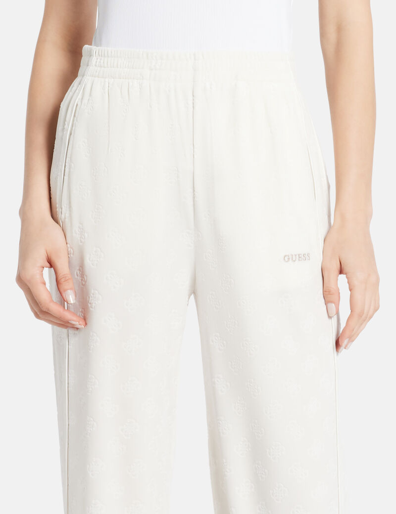 4G logo straight pant