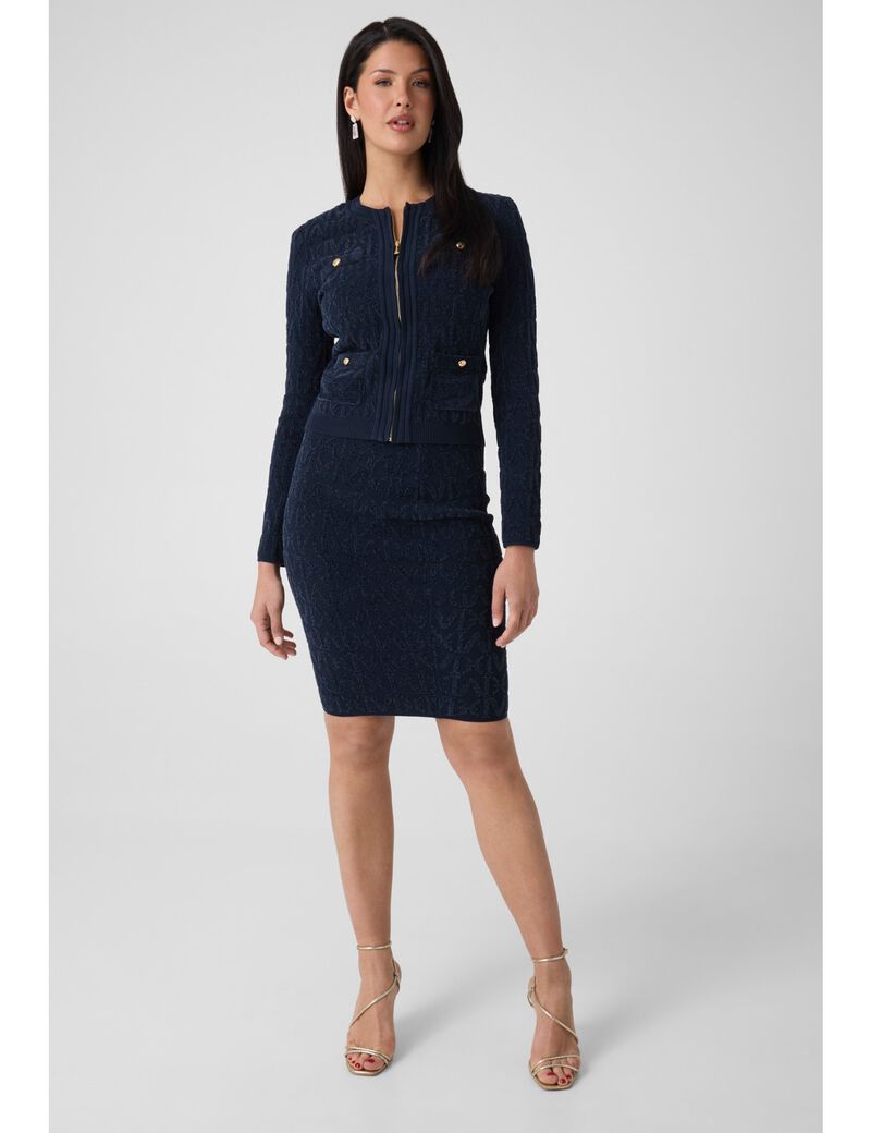 guess marciano zipped cardigan