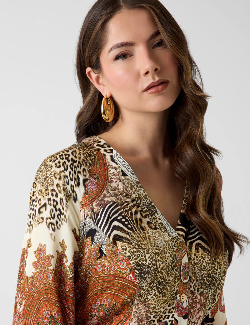 GWENDA LS FLARE DRESS