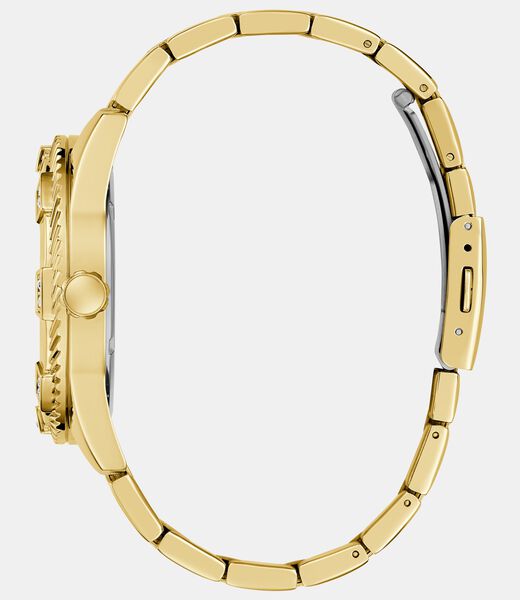 Mens Gold Tone Analog Watch