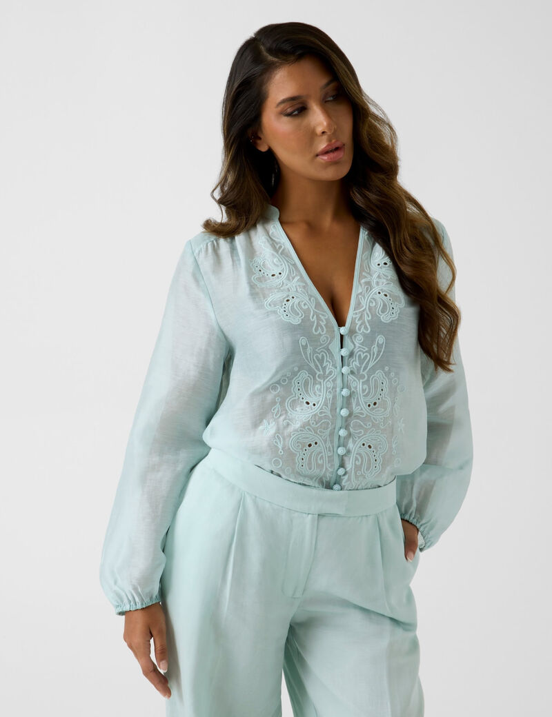 guess marciano linen blend shirt