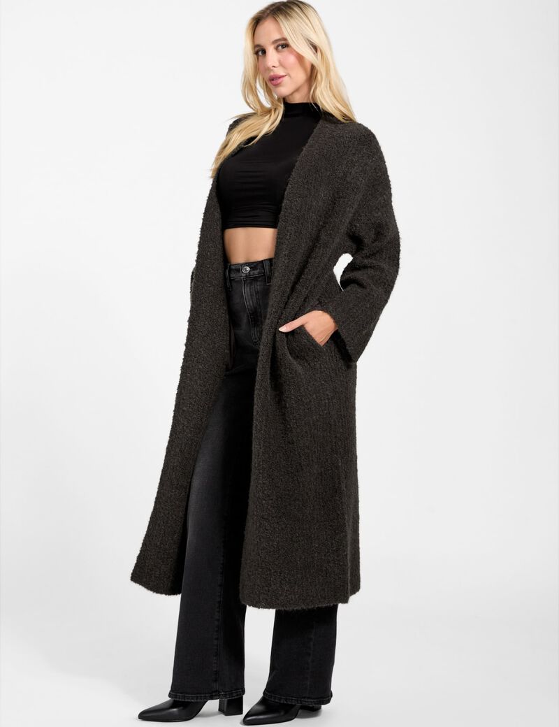 Beniko boucle midi cardigan