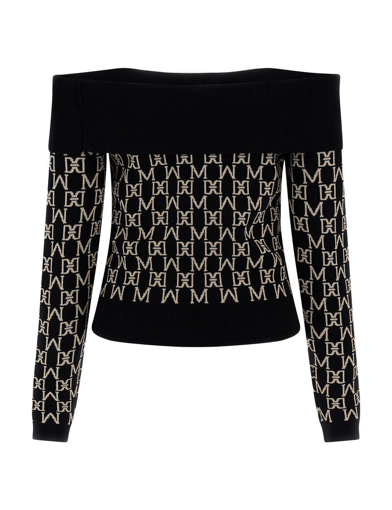 Marciano All Over Logo Sweater