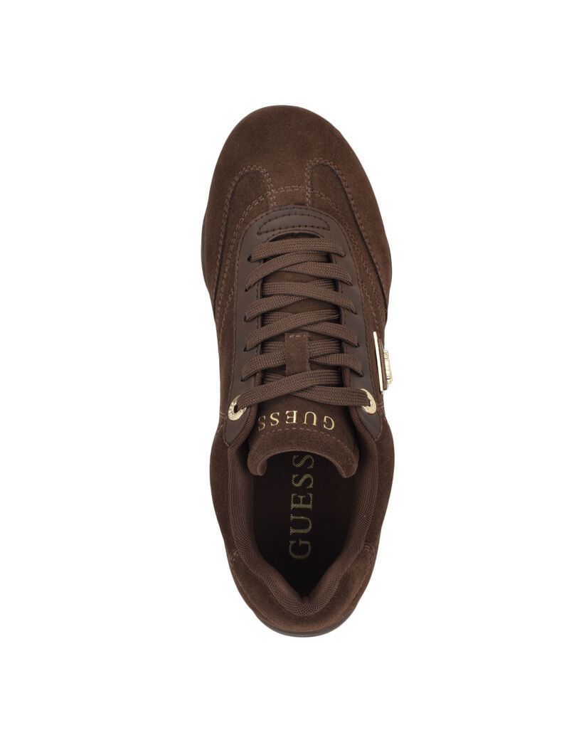 Gabiey low profile suede lace-up sneakers