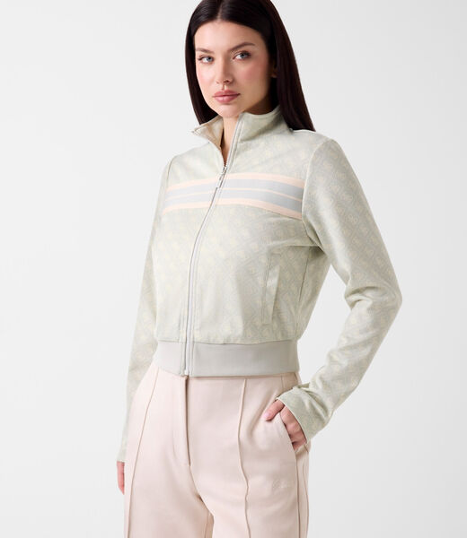 4G JACQUARD FULL ZIP SWEATSHIR