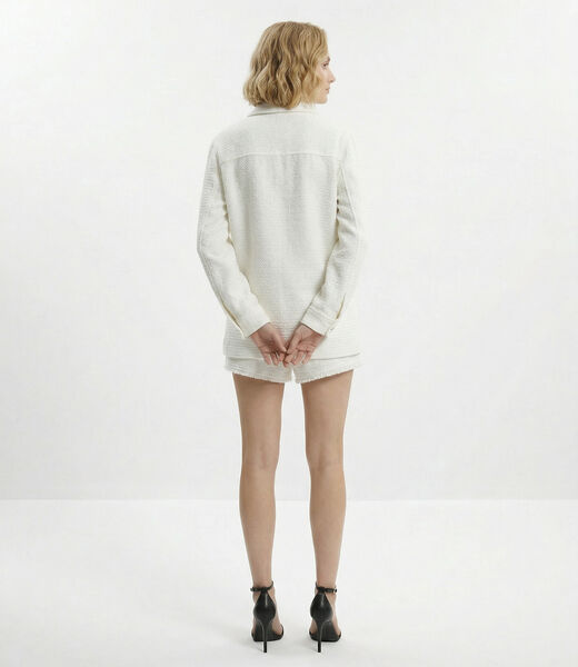 Eulalie tweed shacket