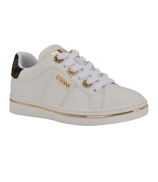 Stew Lace Up Low Profile Logo Detailed Sneaker